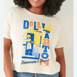 Old Navy Dolly Parton Cropped Tee T-shirt size M